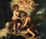 MURILLO, Bartolome Esteban Children with Shell sg oil painting picture wholesale